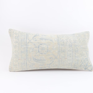 Vintage Kilim Pillow, Turkish Kilim Pillow, Tribal Pillow, Handmade Kilim Lumbar Pillow, Decorative Pillow, Boho Pillow, Sofa Throw Pillow