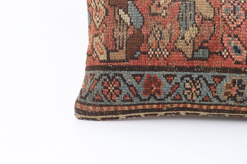 Oreiller Long Turc En Laine - Coussin Lombaire Décoration 8x48 Pouces - Turquie