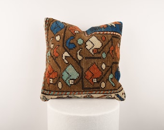 Handwoven Turkish Kilim Pillow, Home Decor, Vintage Kilim Pillow, Decorative Throw Pillow, Home Decor, Turkey Pillow, Couch Pillow