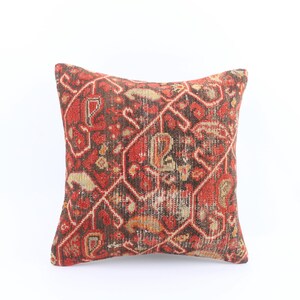 Kilim Pillow, Turkish Kilim Pillow, 18x18 Pillow Cover, Decorative Pillow, Home Decor, Boho Pillow, Tribal Pillow, Sofa Pillow, Boho Decor