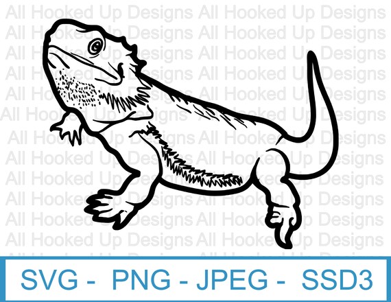 Bearded Dragon PNG I Bearded Dragon SVG I Bearded Dragon JPEG - Etsy