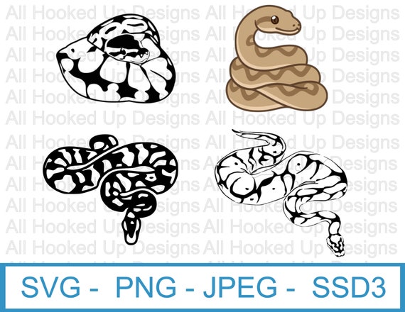 Ball Python PNG I Ball Python SVG I Ball Python Clip Art I - Etsy Australia