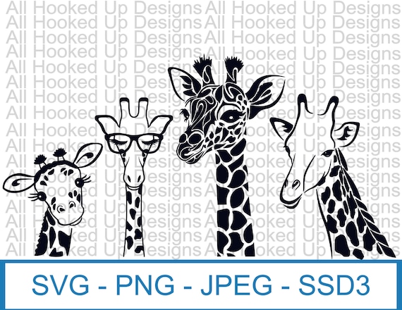 Giraffe SVG I Giraffe Clip Art I Giraffe Silhouette I Giraffe | Etsy UK