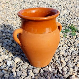 Moroccan Clay Tangia - Handcrafted Slow Cook Pot | Authentic Artisan Cookware for Meat & Veggies | Perfect Culinary Gift for Cuisine Lovers