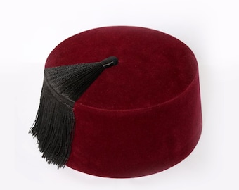 Cappello Fez Rosso Con Fascia - Kit Costume Genio Aladdin Con Lampada E Accessori