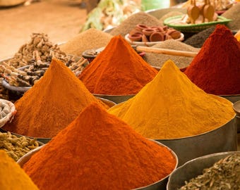 Authentic Moroccan Tagine Spice Kit: Saffron, Ginger, Ras El Hanout (1 kg)