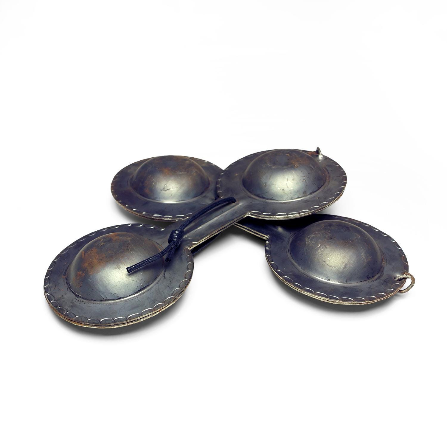 Gnawa Metal Castanets | Moroccan Qraqeb | Hand-forged Percussion ...