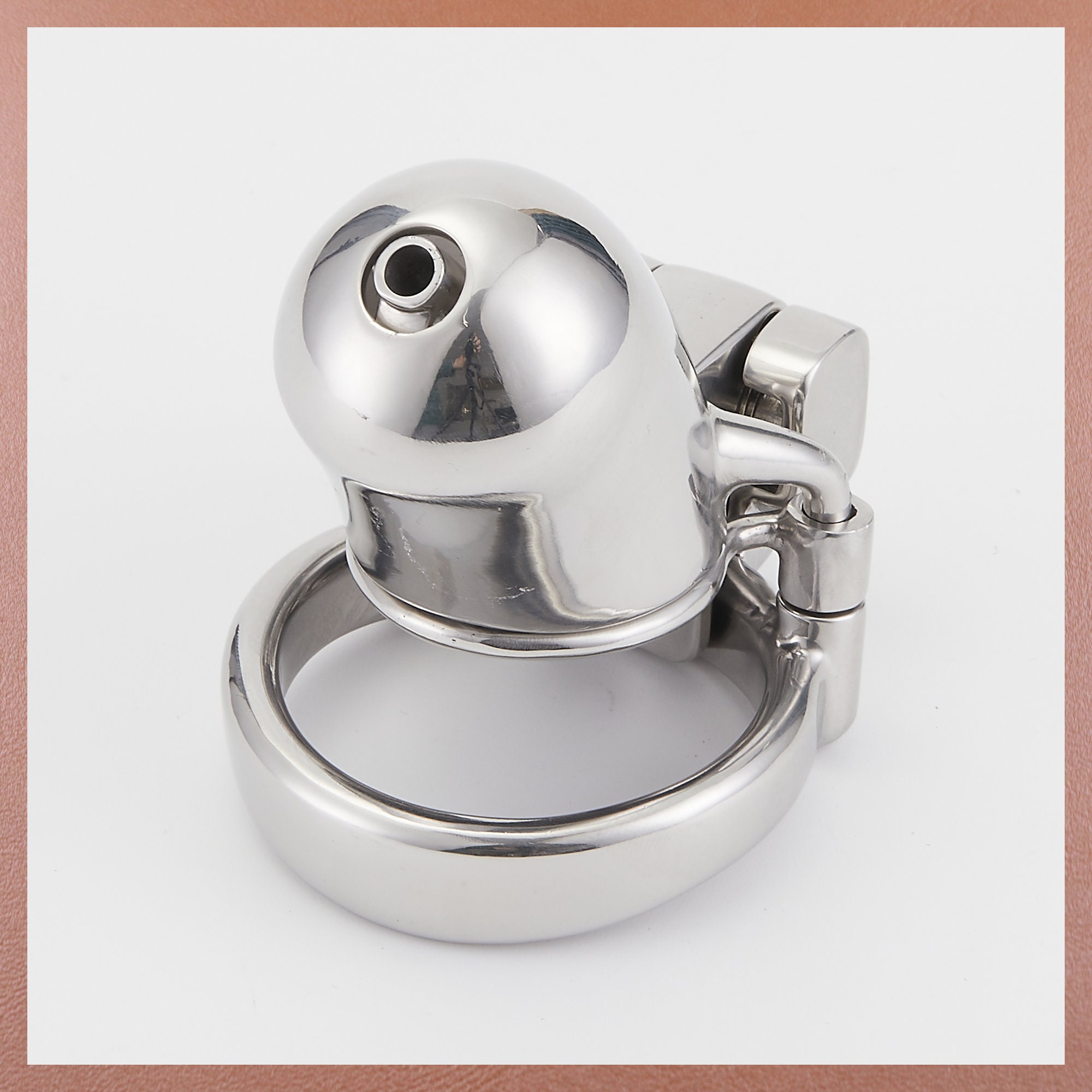 Customizable Chastity Cage With Lockable Frenum Hook Stainless  Steel/titanium Cock Cage BA-32 