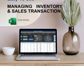 Stock Inventory Spreadsheet Template: Small Business Sales Manager (MS Excel)
