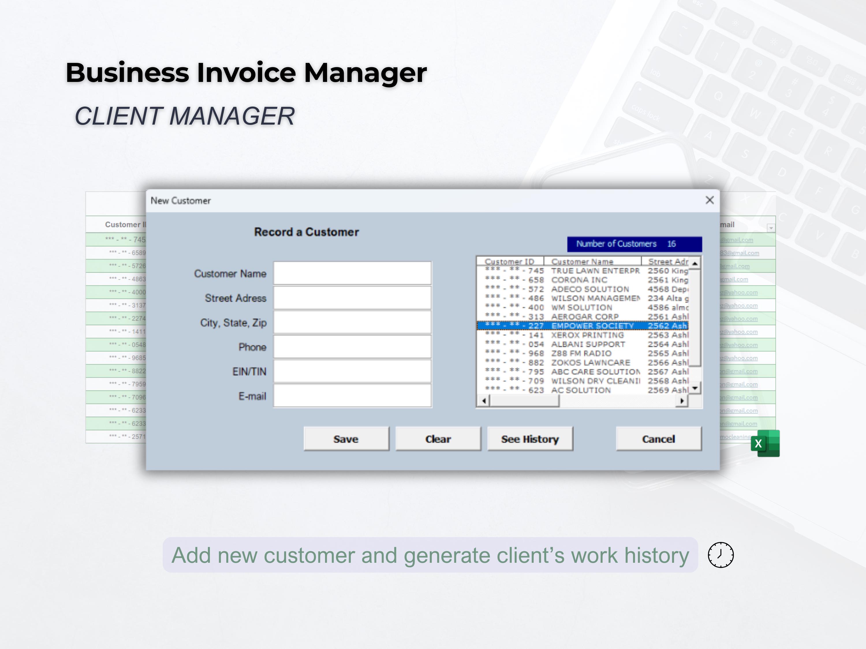 Excel Invoice Tracker: Automated Billing Spreadsheet (digital Download ...