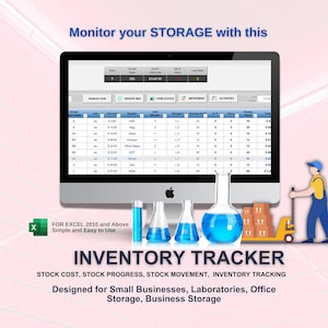 Small Business Inventory Tracker: Excel Spreadsheet Template