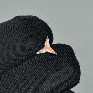 Ninja Star Moonstone, 0.60 Ct Andesine Gemstone, Custom Special Cut Madagascar Moonstone, Eye Clean , Rare Find Moonstone