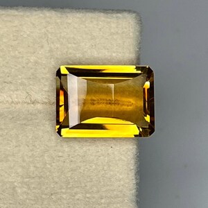 Top Quality Natural Citrine, 5.80 Ct Special Pixel Cut Brandy Deep Colour Sparkling Custom Cut Loose Faceted Citrine 13.9x10x5.75 MM