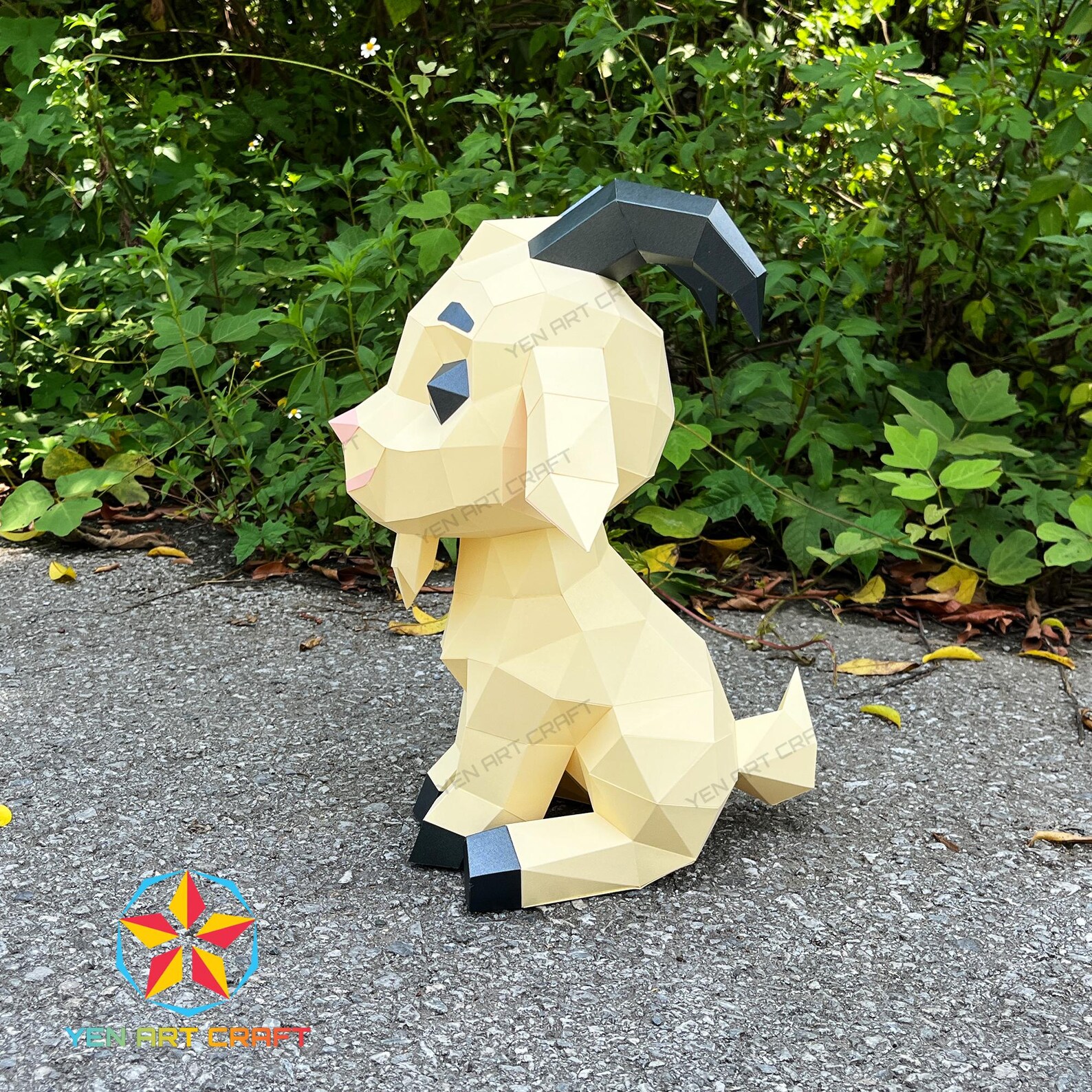 Goat Papercraft 3D Goat Papercraft Template: SVG, PDF, Cricut Project (DIY Kids Decor ...