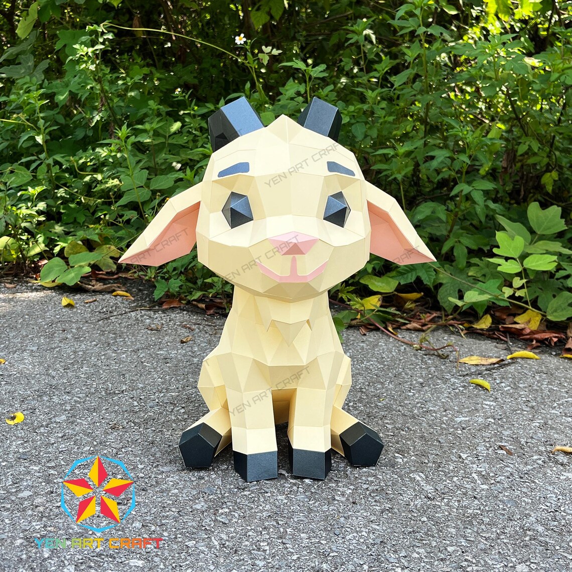 Goat Papercraft 3D Goat Papercraft Template: SVG, PDF, Cricut Project (DIY Kids Decor ...