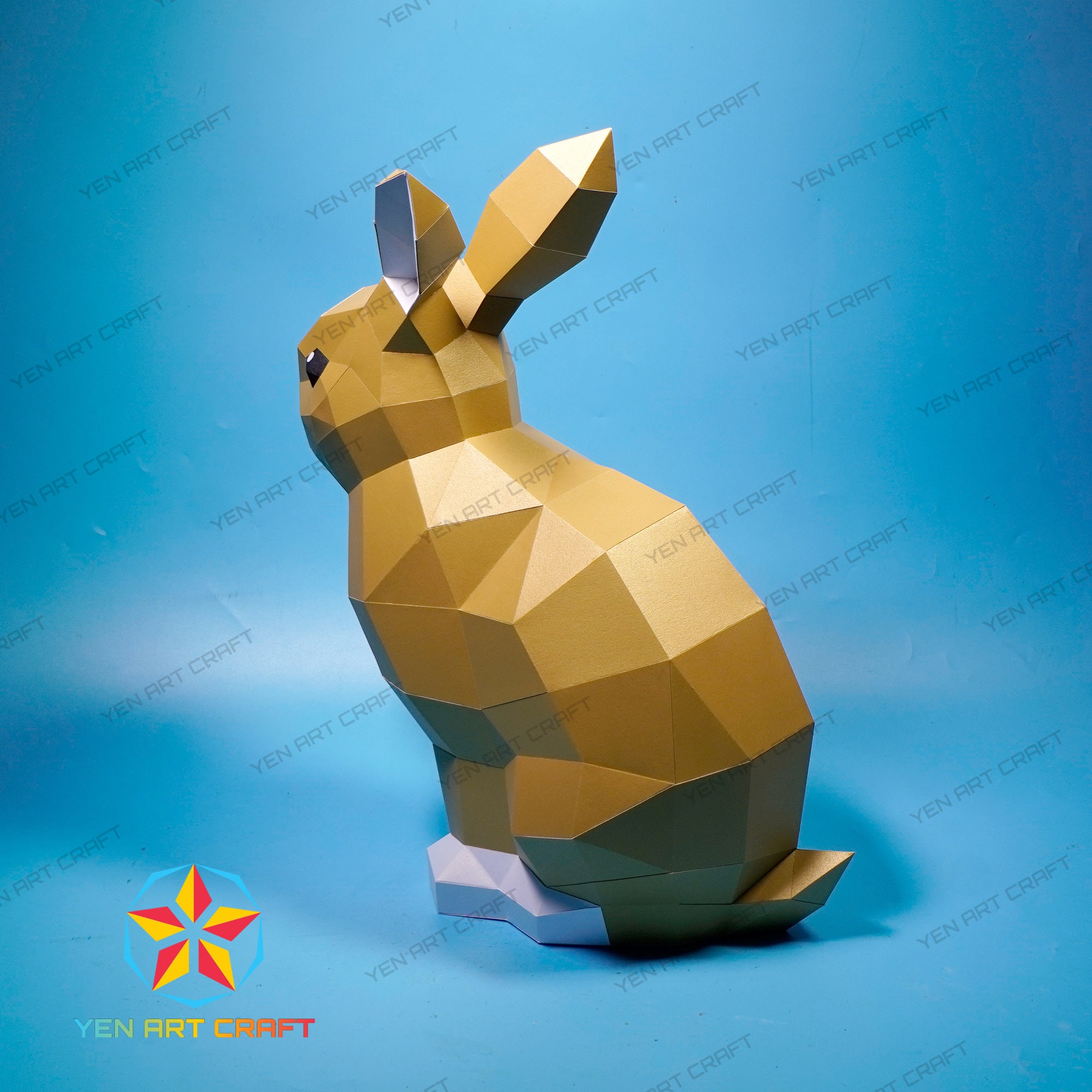 Papercraft Rabbit PDF, SVG Template for Cricut Projects Papercraft Rabbit PDF, SVG Template for Cricut Projects