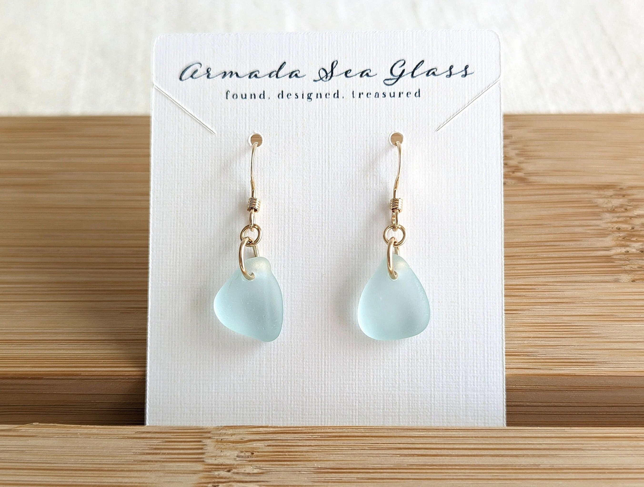Genuine Sea Glass Earrings