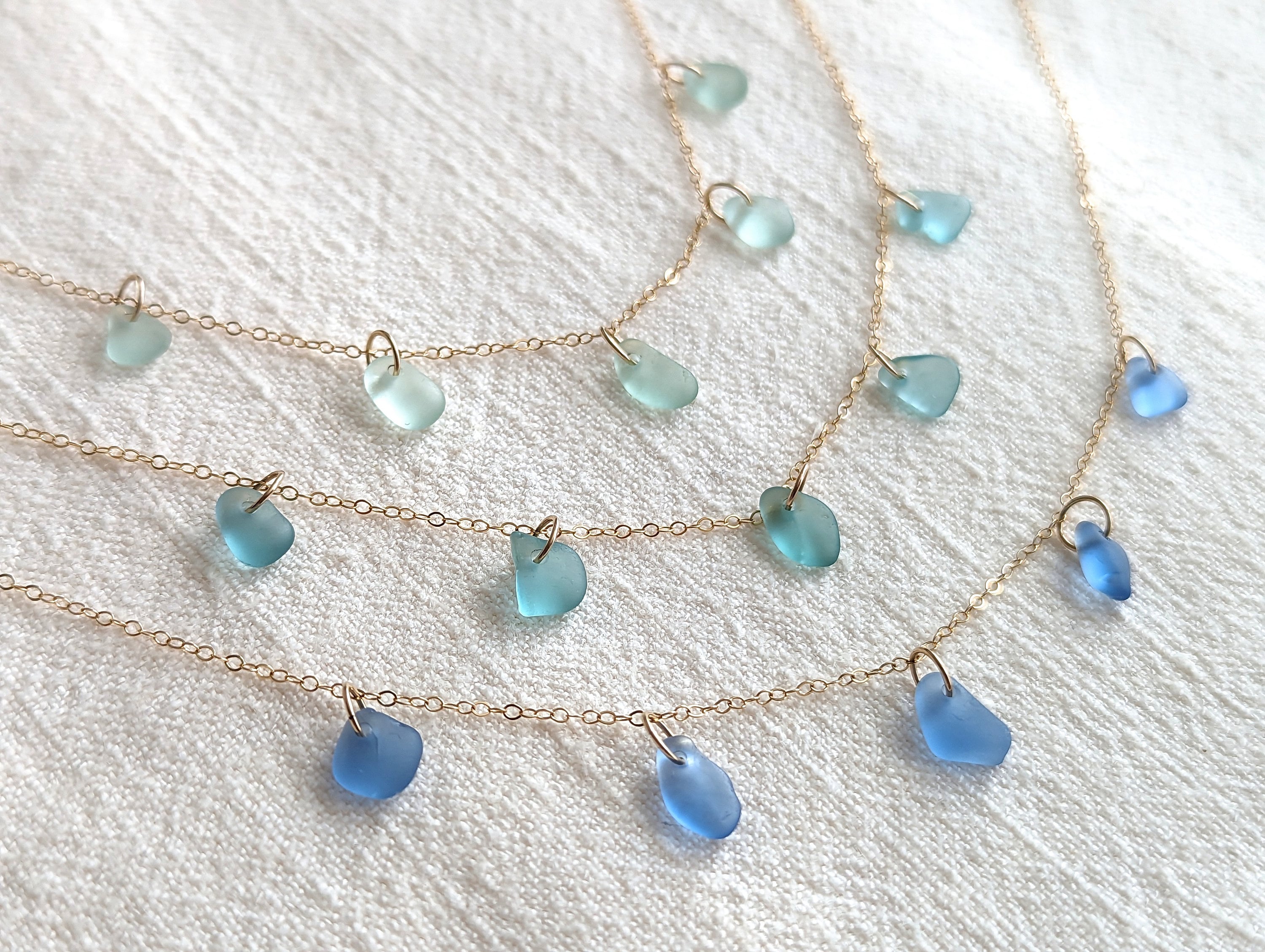 Clear Glass Necklace - Etsy