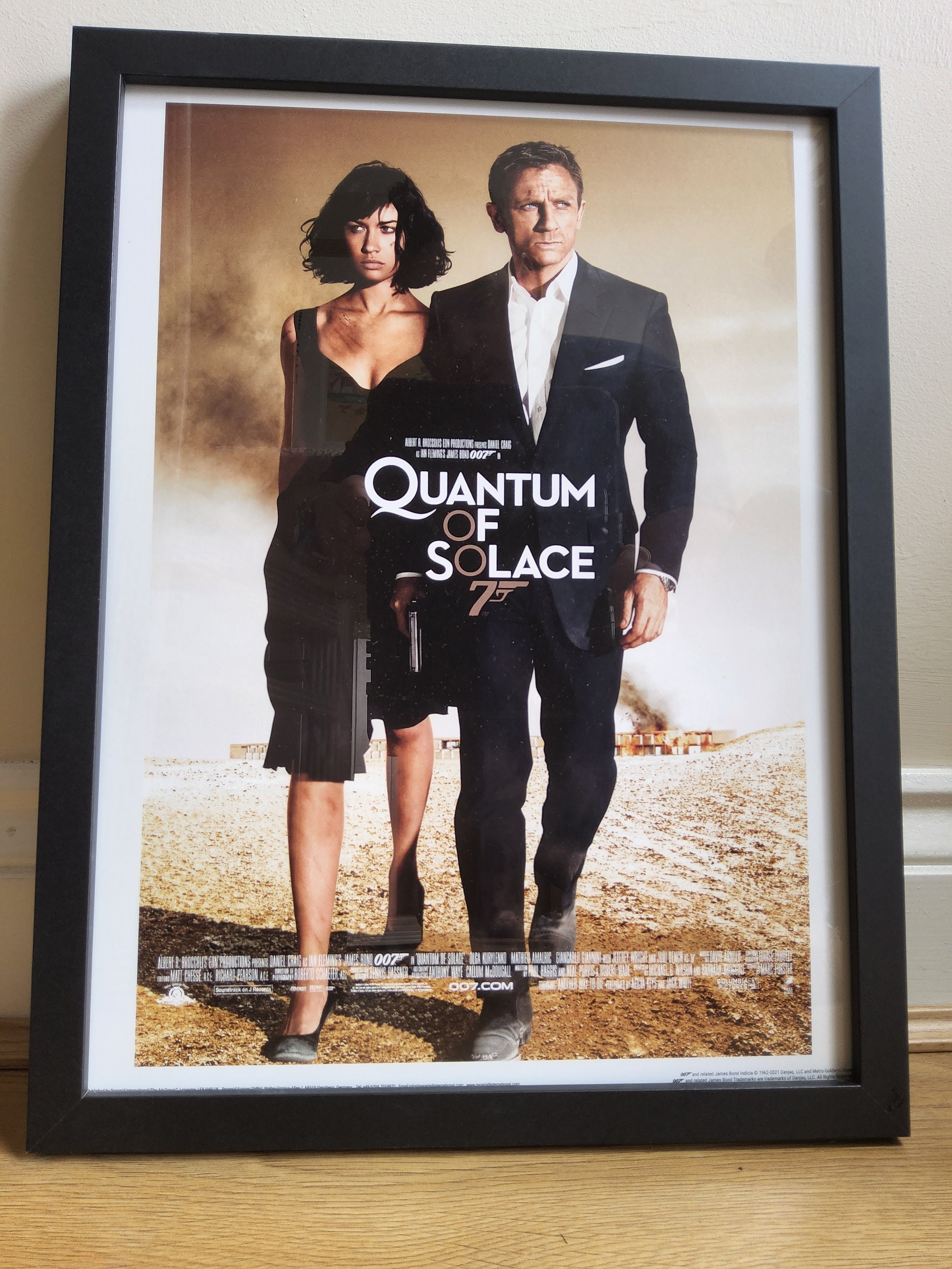 James Bond Quantum Of Solace Movie Poster