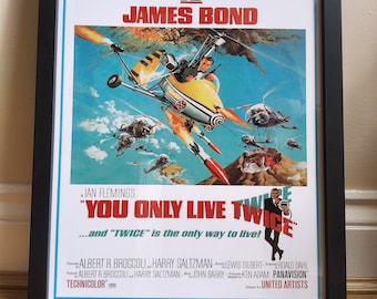 James Bond &quot;You Only Live Twice&quot; Framed Lithograph Poster - Limited Edition