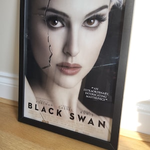 Black Swan movie poster, framed and ready to hang High Quality print image 1