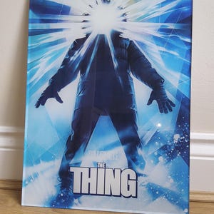 The Thing John Carpenter classic poster professionally printed in Acrylic
