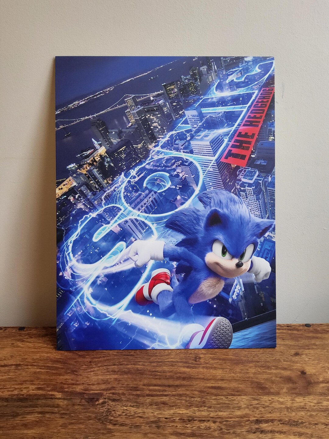 Sonic the Hedgehog Poster Aluminium Print, Professionally Printed and ...