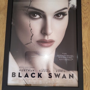Black Swan movie poster, framed and ready to hang High Quality print image 2