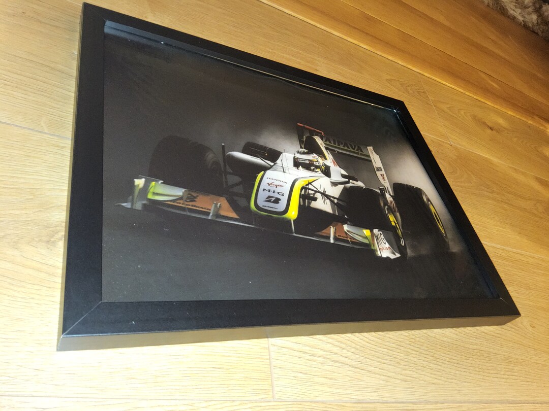 Jenson Button 2009 F1 Champion Poster: Framed Wall Art - Etsy