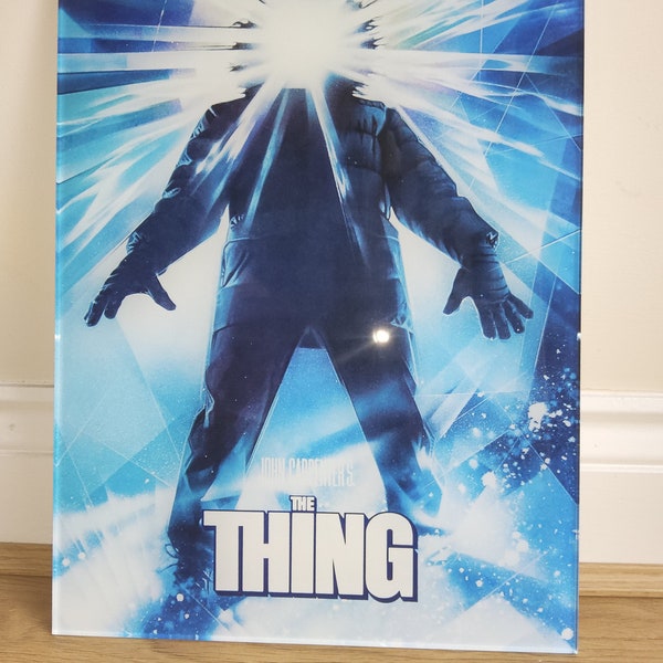 The Thing John Carpenter classic poster professionally printed in Acrylic