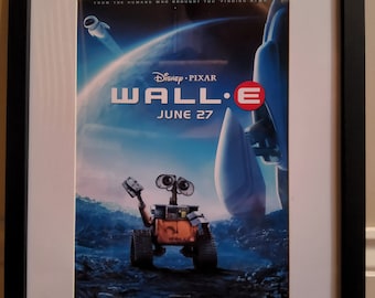 Wall-E (2008) framed printed poster, ready to frame High Quality print