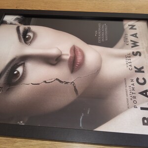 Black Swan movie poster, framed and ready to hang High Quality print image 3