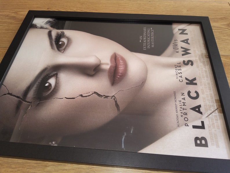 Black Swan movie poster, framed and ready to hang High Quality print image 3