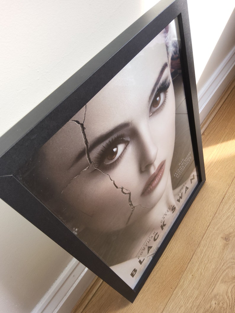 Black Swan movie poster, framed and ready to hang High Quality print image 4