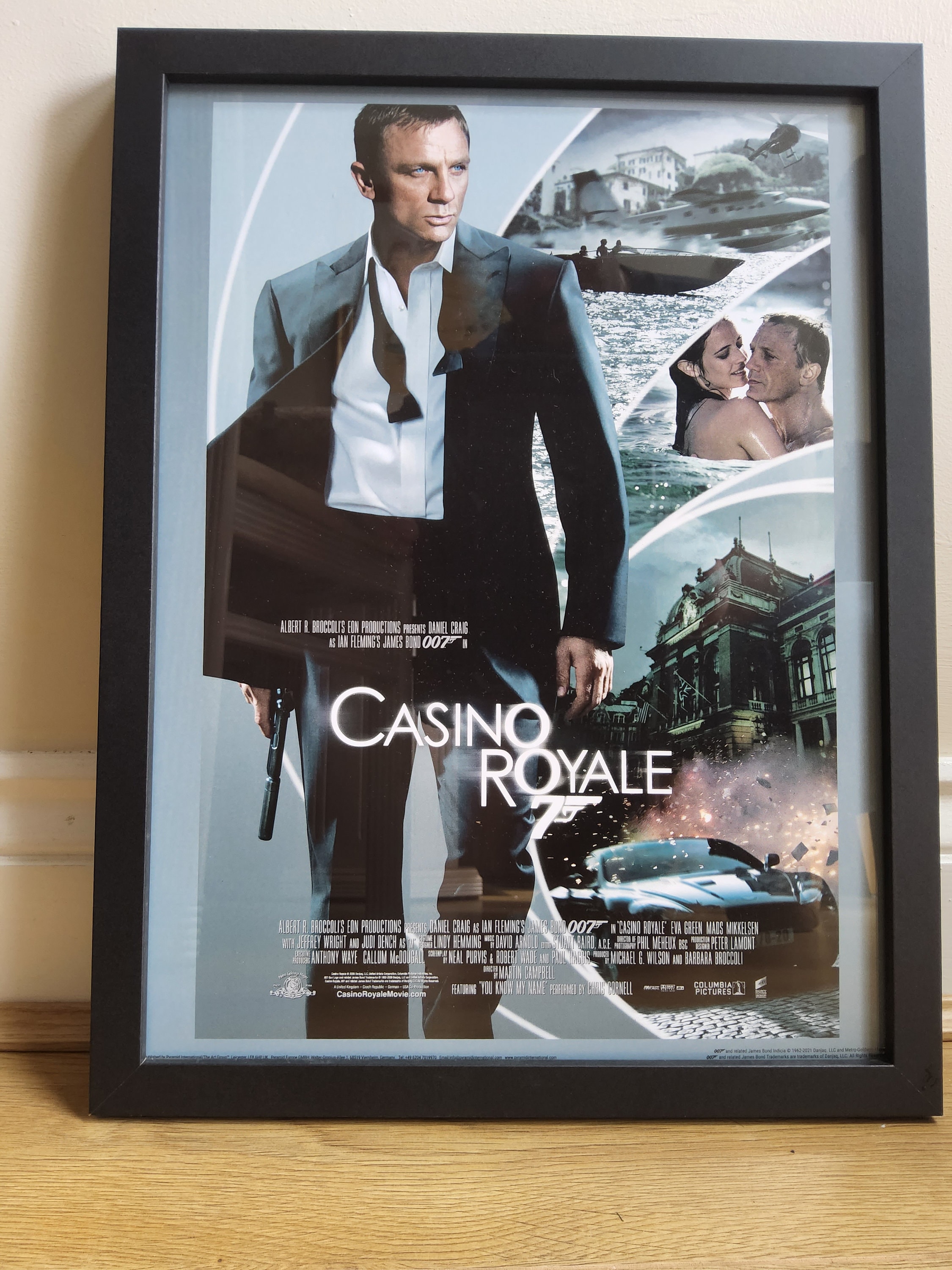 James Bond 007 "Casino Royale" Framed Lithograph Poster - Limited Edition