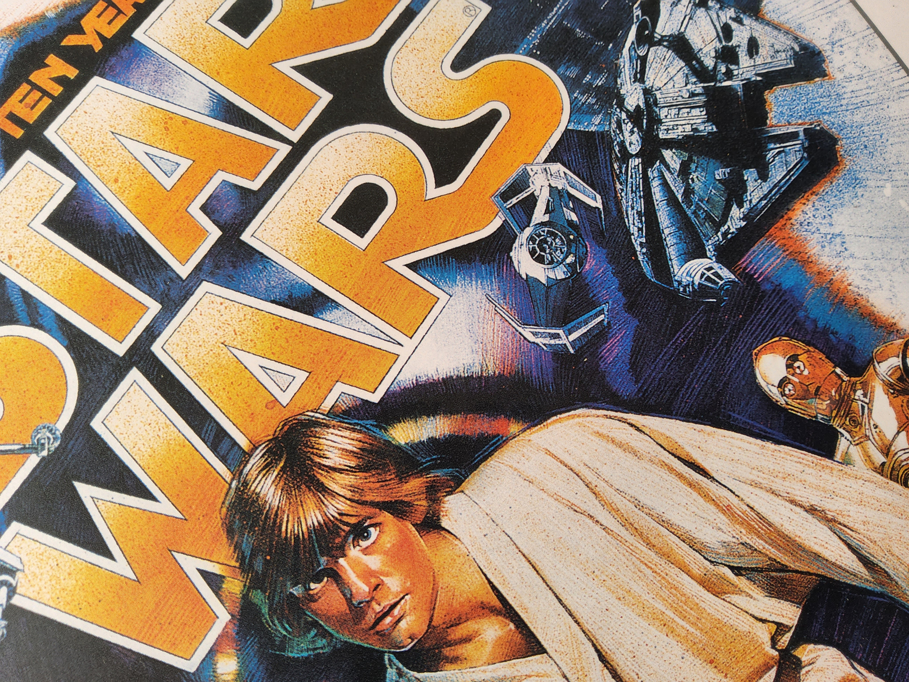 Framed Star Wars Lithograph: Drew Struzan 'first 10 Years' Poster