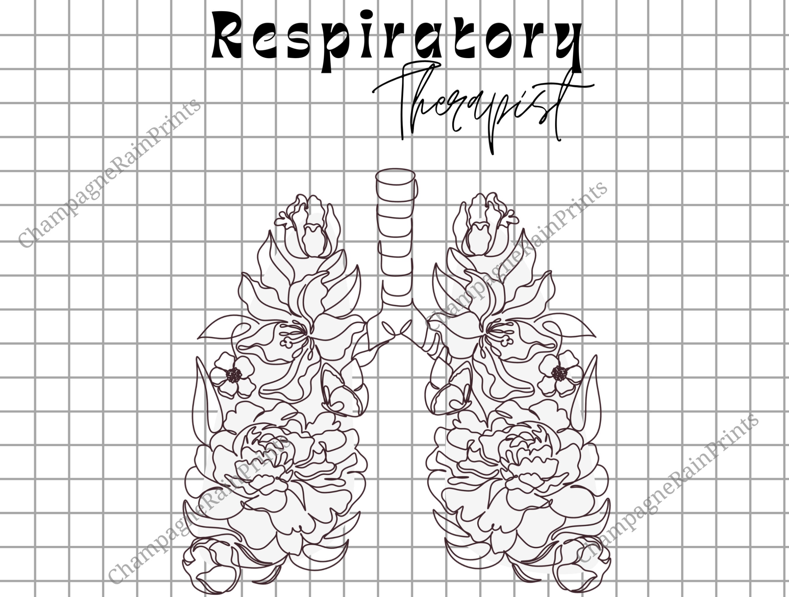 Respiratory Therapist SVG RT SVG Respiratory Therapist Etsy