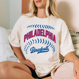 Philadelphia Baseball Vintage Minimalist Style Comfort Color Tshirt, Philadelphia Baseball Gameday Retro Style Shirt, Philly Sports Tee
