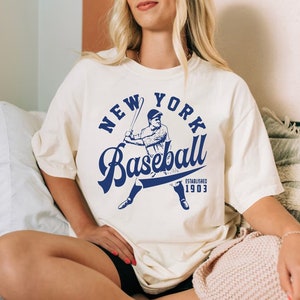 New York Baseball Vintage Est 1903 Comfort Color Unisex Tshirt, New York Baseball Gameday Shirt, NYC Sports Shirt, American Baseball Tee