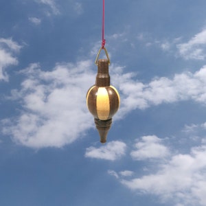 Artisan Wood Eolo Pendulum: Maple, Walnut, Niangón