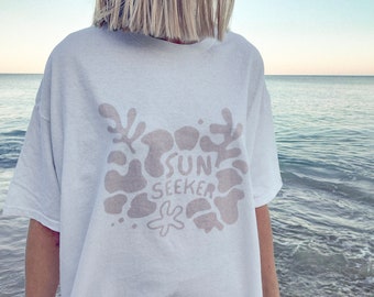 Oversized Sun Tshirt | Etsy Australia