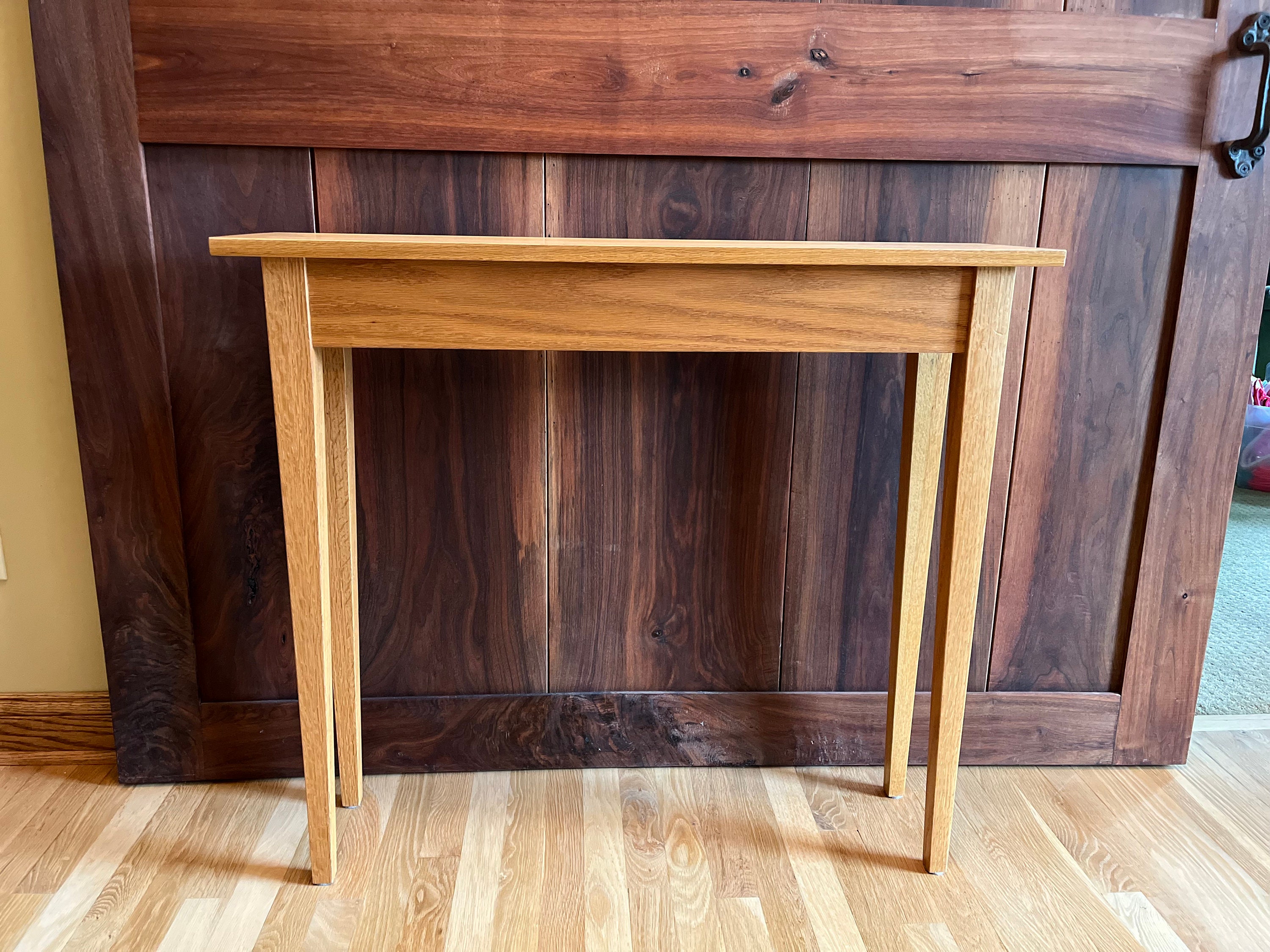Hardwood hall table discount