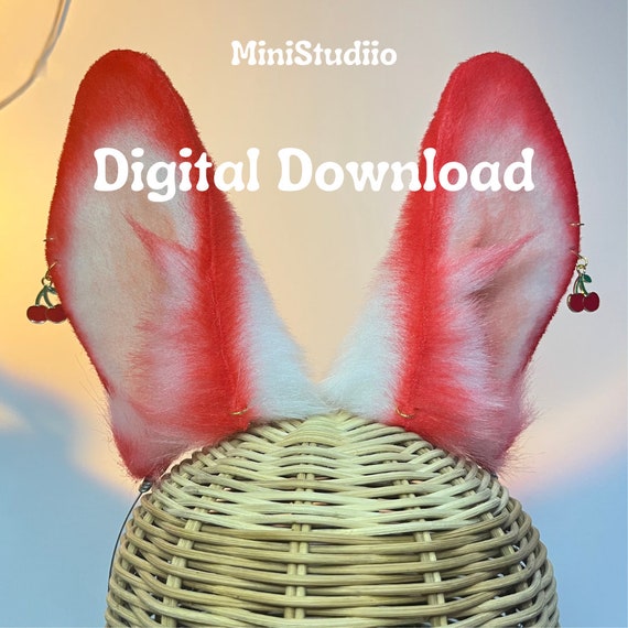 DIGITAL Bunny/Rabbit Ears Pattern and Instructions - PDF Download
