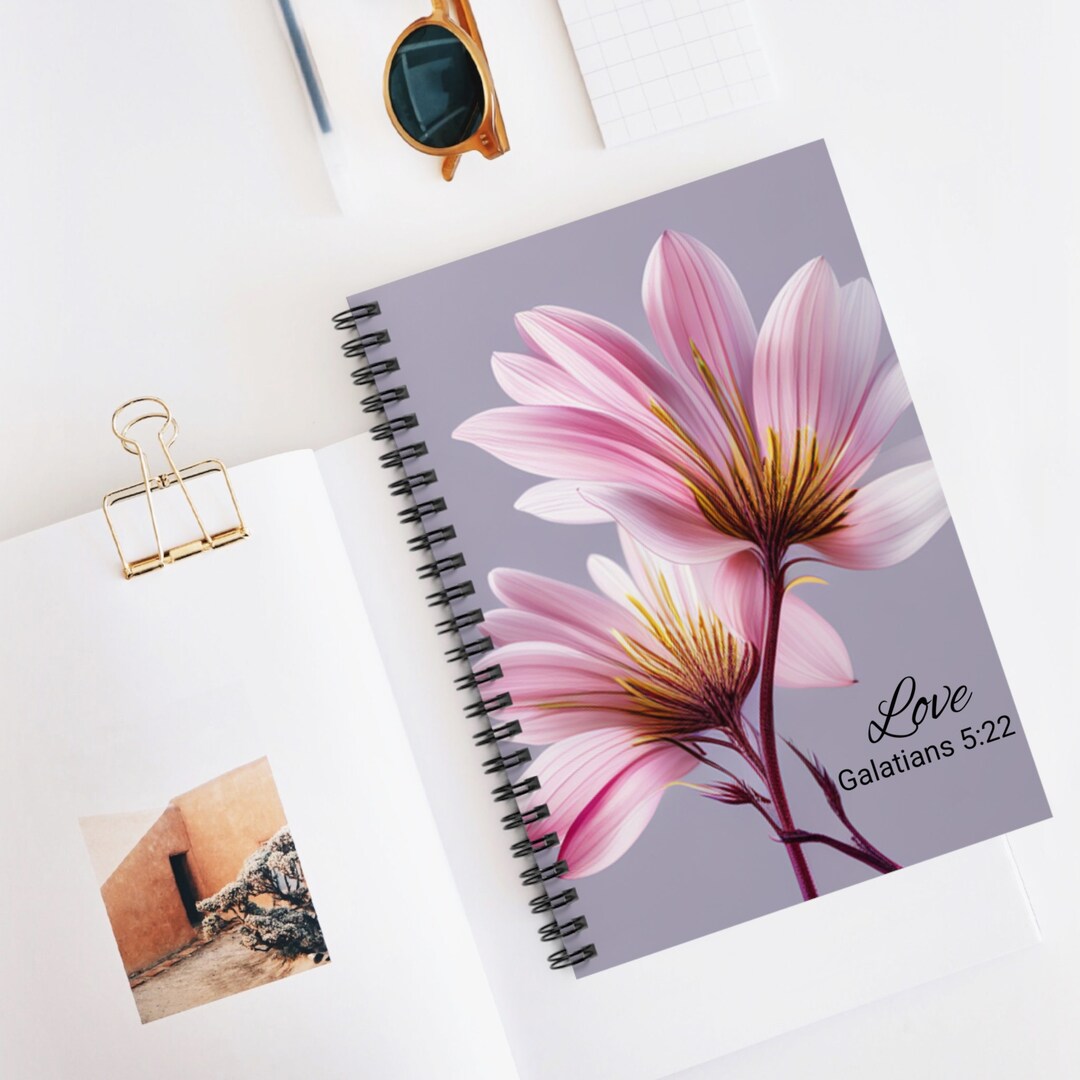 Notebook Embrace Embrace Love - Galatians 5, Fruit of the Spirit Spiral Journal/notebook ...