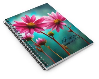 Peace - Galatians 5, Fruit of the Spirit Spiral Journal or Notebook