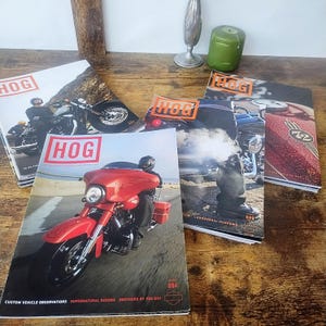 Vintage HOG Magazines - Harley Owners Group Subscription - Harley Davidson Memorabilia - Booksets & Collections - Harley Davidson Collection