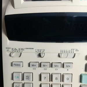 Casio DR 270 HD Tax & Exchange Electric Calculator image 3