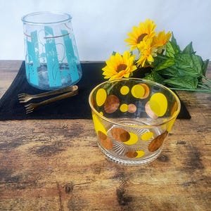 Bartlett Collins Ice Bowls & Buckets - Russel White Barware - MCM Bartlett Collins Glassware - Vintage Bartlett Collins Glass Lot - Kitchen
