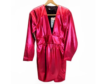 Zara Women's Pink Long Sleeve Mini Dress Size Small Long Sleeve Collared  Barbie Core NWOT - Etsy