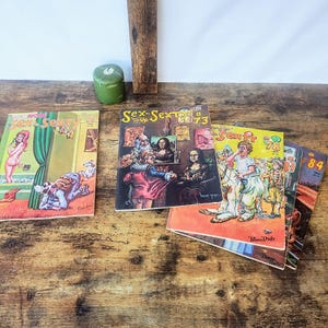 Adult Comic Books Lot - SEX TO SEXTY - 1960&#39;s - 1970&#39;s - Black And White - Cartoons - Anecdotes - Vintage - Mature Audience Only